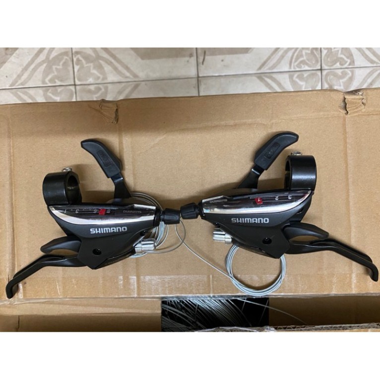 Tay bấm xả Shimano 3x8 ST EF65