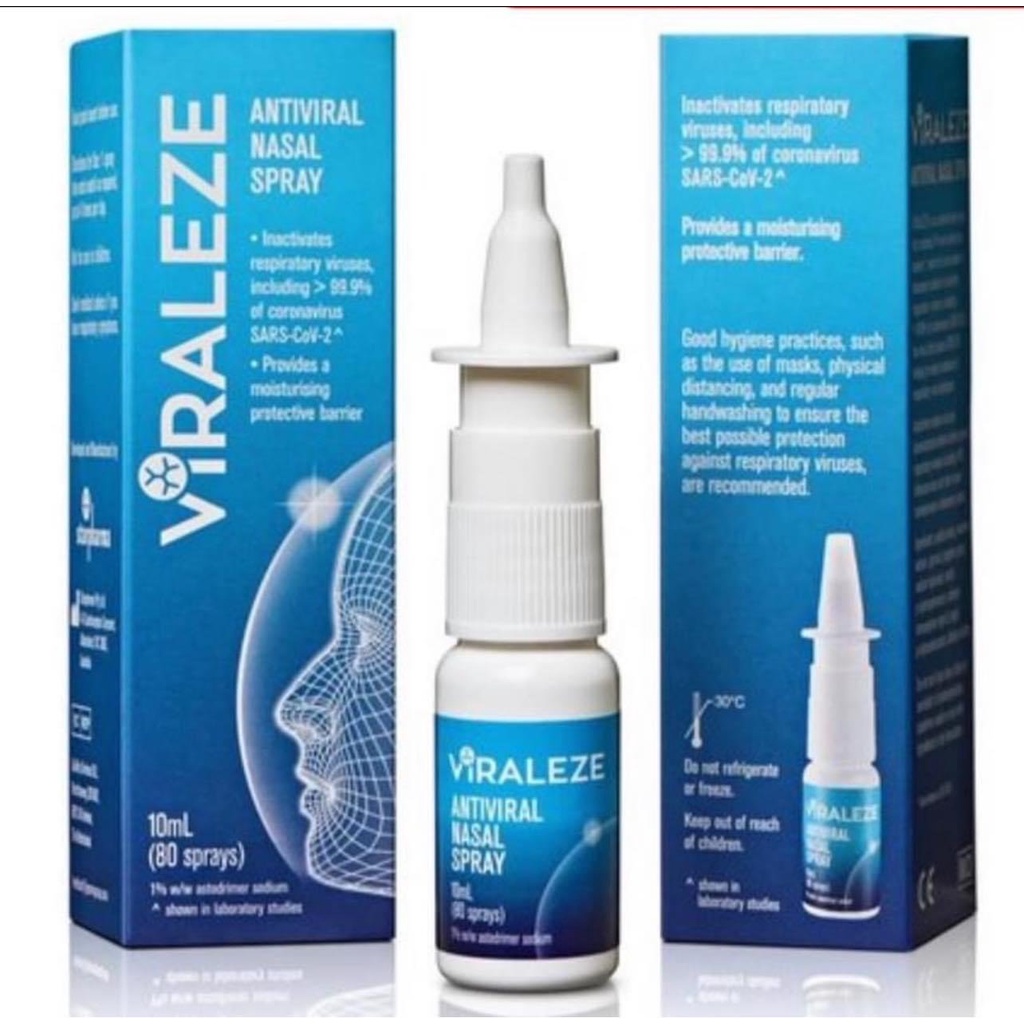 Xịt mũi Viraleze 10ml kháng và diệt virus SARS-CoV-2 hiệu quả