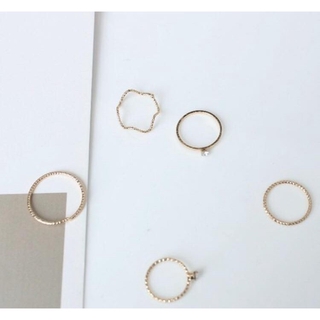 SET NHẪN 5 CHIẾC CÁ TÍNH