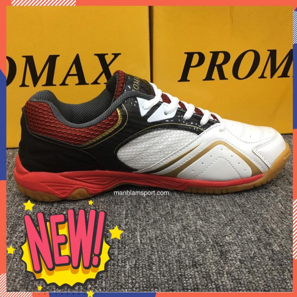 @f Free Giày - Giày cầu lông Promax Pr-19018 Trắng đỏ đen ! ! ! ? ! ! Real ‣ . Đủ ri : : 2021 ^ * . .;