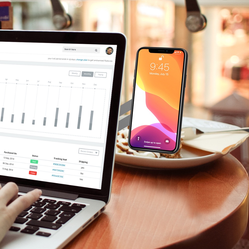 Giá Đỡ Laptop Bằng Hợp Kim Nhôm Từ Tính Cho iPhone Xiaomi Hỗ Trợ Macbook Air Notebook