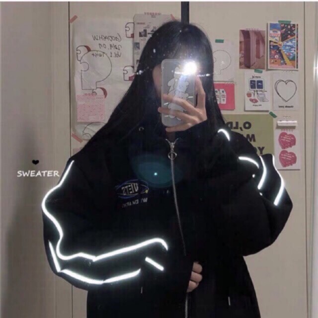 Áo khoác sweater viền mí | BigBuy360 - bigbuy360.vn