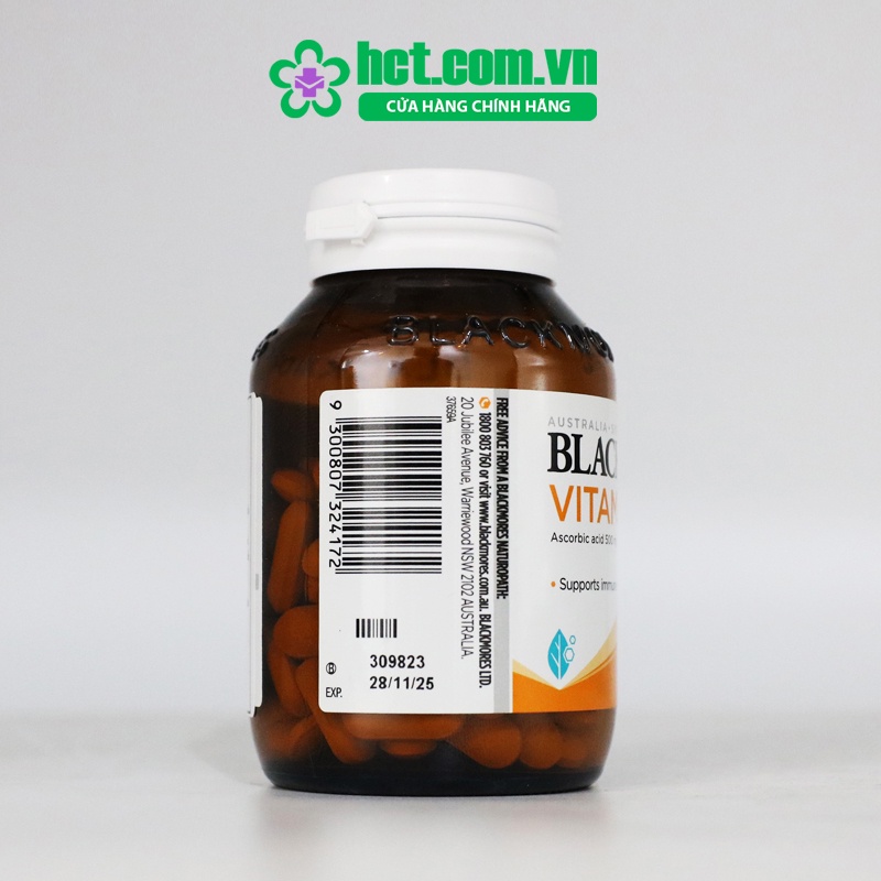 Viên Uống Bổ Sung Vitamin C Blackmores 500mg Lọ 120 Viên