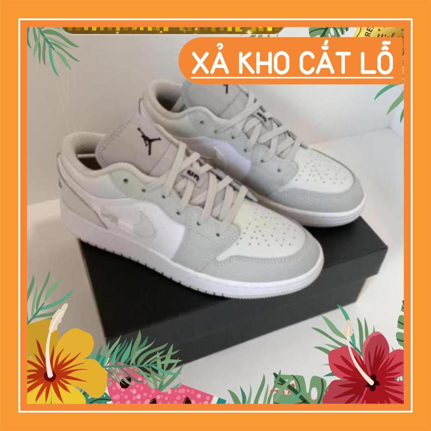 Giày thể thao Air Jordan 1 Low White Camo cổ thấp ảnh thật 100%