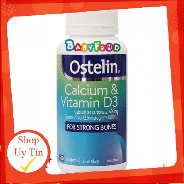 [ CAM KẾT CHÍNH HÃNG ] Canxi Cầu Ostelin Vitamin D & Calcium Cho Bà Bầu, Trẻ Em Người Cao Tuổi