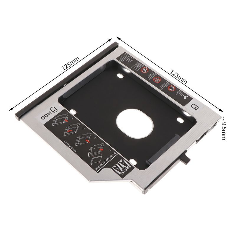 Khay ổ cứng 9.5mm SATA 2nd HDD cho Lenovo Thinkpad T400 T410 T420s W500