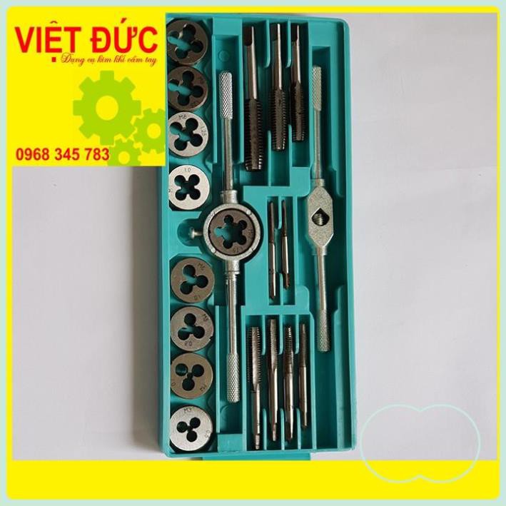 Bộ tay quay taro tạo ren trong và ngoài 20 chi tiết M3-M12