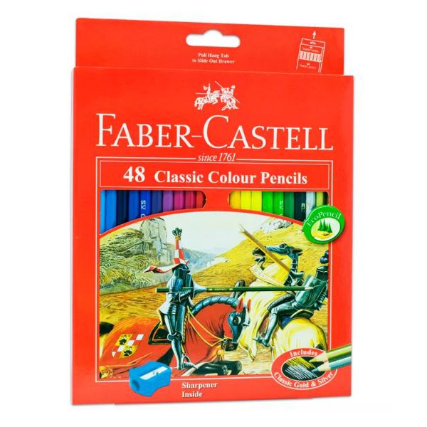 Faber Hộp Bút Chì Gồm 48 Màu Kiểu Cổ Điển