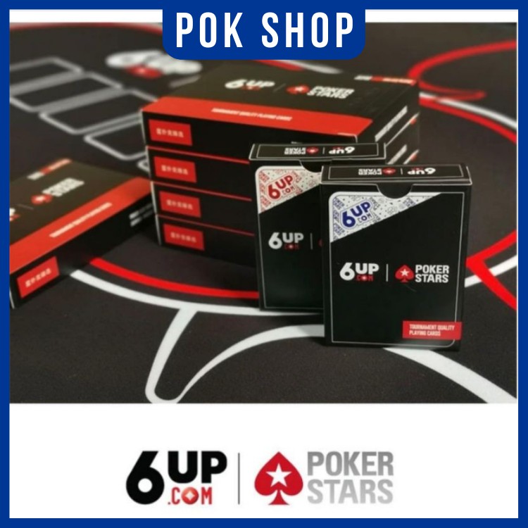 Bộ bài nhựa 6up - Pokerstar chuyên nghiệp