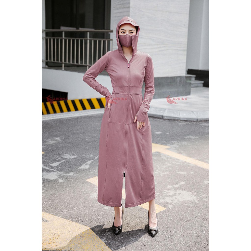 Áo chống nắng toàn thân 2 lớp cool air chính hãng Nhật Bản