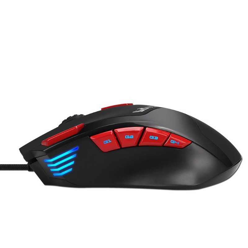 Chuột Cơ Chơi Game 6000 DPI Kèm Dây Cáp