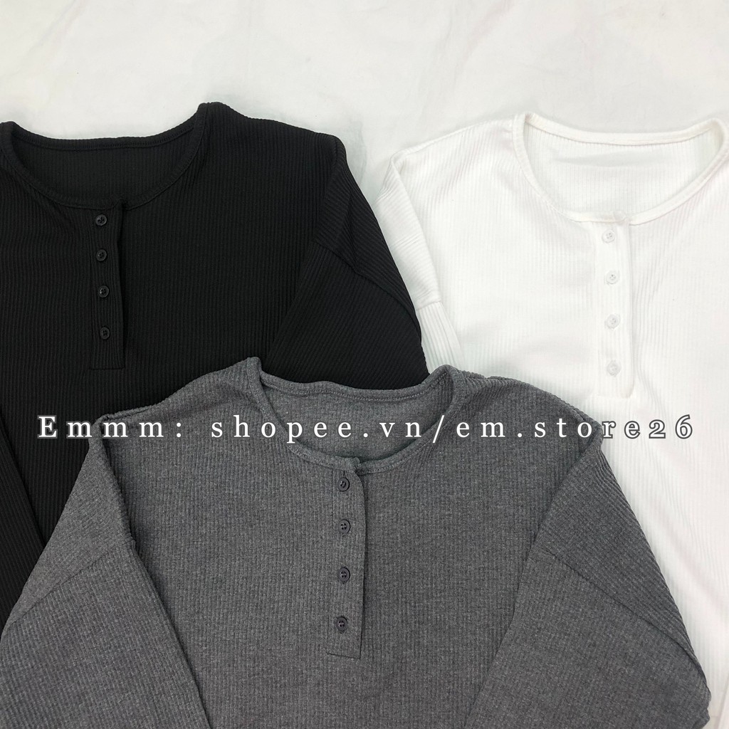 Áo len gân tay dài, chất dày Freesize cận chất | BigBuy360 - bigbuy360.vn