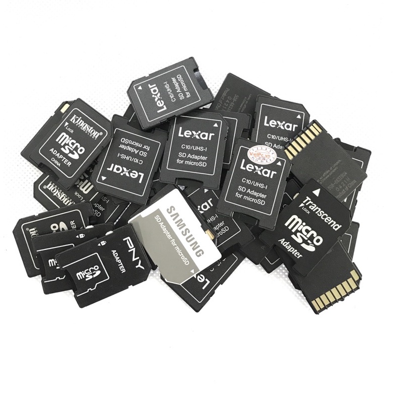 Adapter chuyển đổi thẻ nhớ Micro SD sang thẻ SD (có thể gọi là áo thẻ)