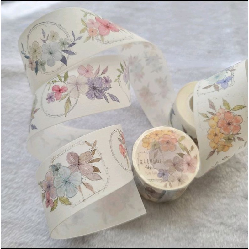 Krisna.room ♡ Hãng Peipan- 1 chu kì cuộn băng dán hoa Hana 3