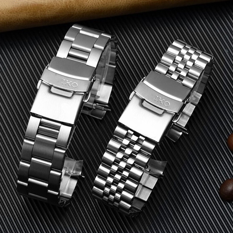 SEIKO Dây Đeo Đồng Hồ Dạng Cong Bằng Thép Không Gỉ 316L Srx009 Series 18 19 20 21 22 23 24mm