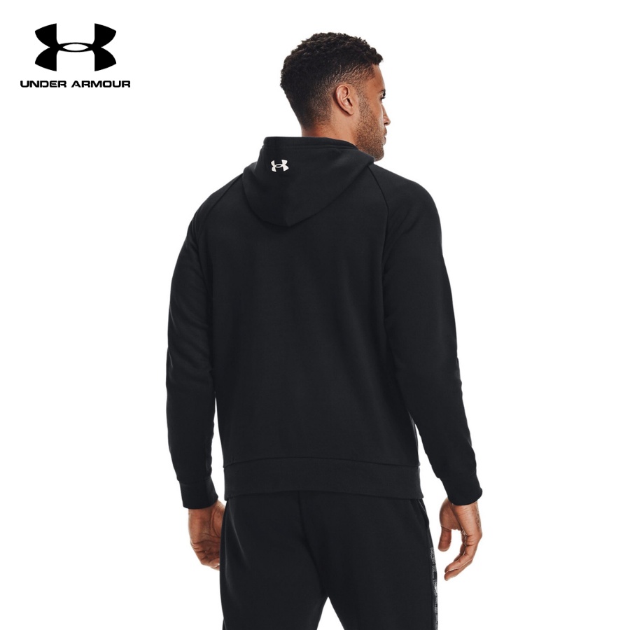 Áo khoác hoodie tay dài có nón thể thao nam Under Armour Project Rock Rival Fleece - 1367109-001