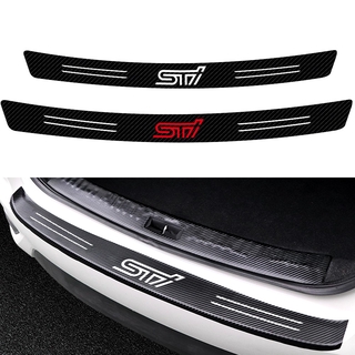 Kiểu dáng xe sợi carbon phía sau xe ốp lưng thân dán sti cho subaru forester impreza xv