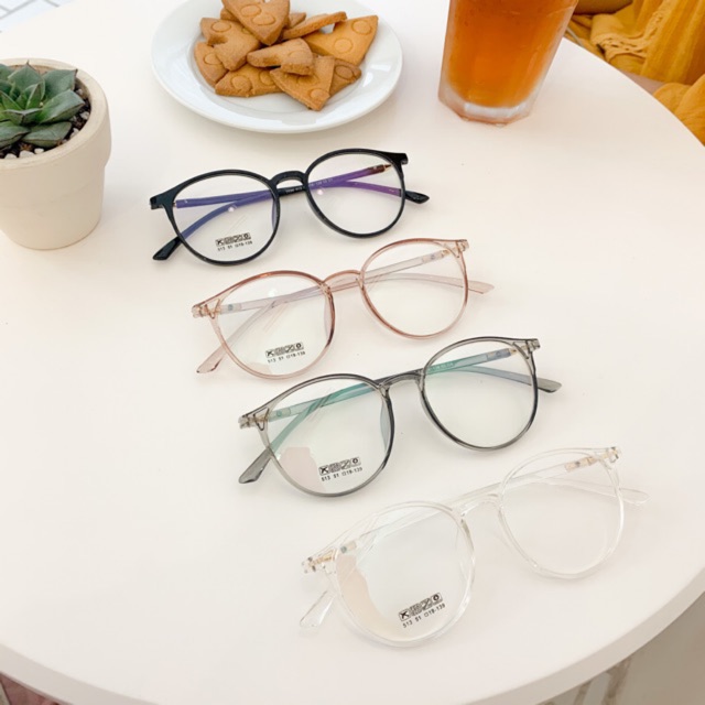 👓 Gọng kính siêu dẻo dáng mắt mèo tròn to 513