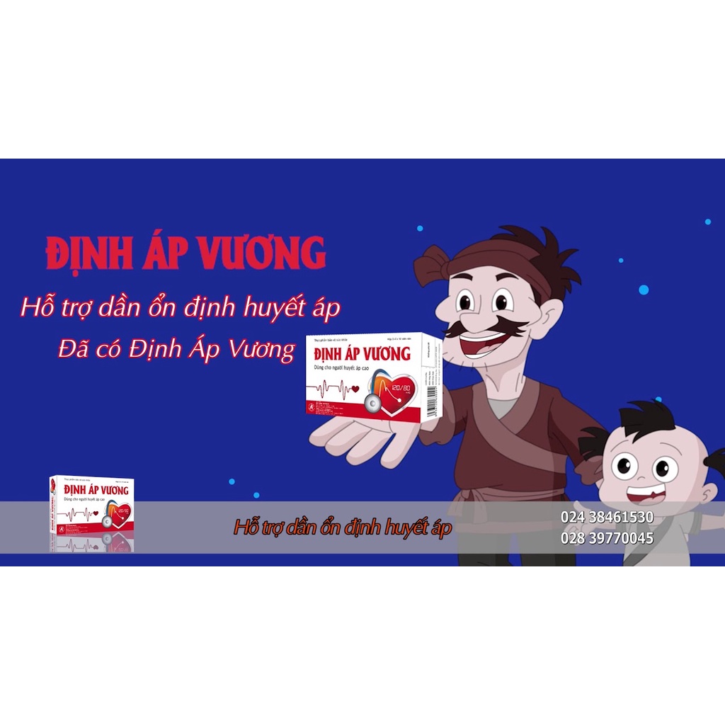 Định Áp Vương - hỗ trợ hạ huyết áp ở người huyết áp cao từ thảo dược, Nattokinase, lá dâu và dầu tỏi