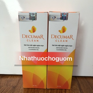 Decumar Clean Gel rửa mặt ngăn ngừa mụn 50gr