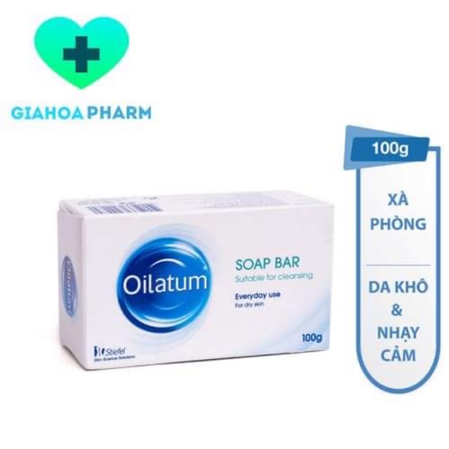 Xà phòng cho da khô, da nhạy cảm Oilatum Soap Bar 100g