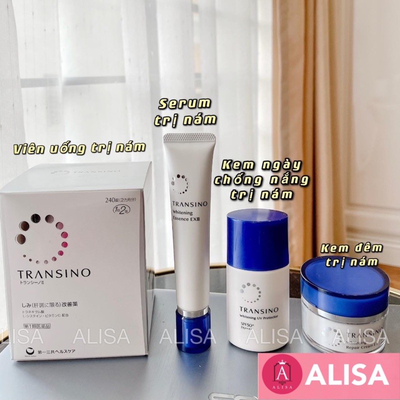 Bộ sản phẩm Nám Tran.si.no - ALISA