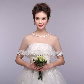 Áo choàng ren cô dâu 120 số 01