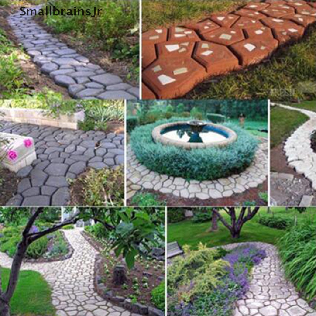 Path Maker Mold Reusable Concrete Cement Stone Design Paver Walk Mould