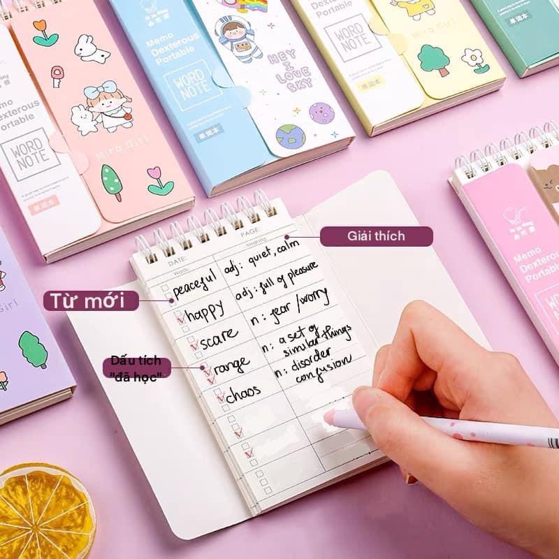 [giá huỷ diệt] sổ ghi chép từ mới