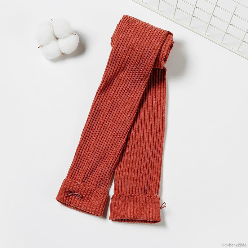 Quần legging cotton thắt nơ xinh xắn cho bé gái