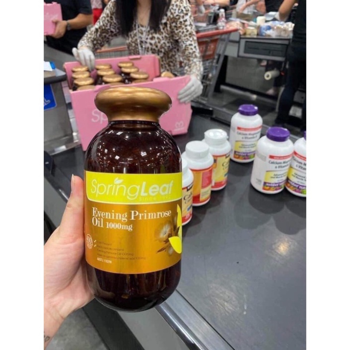 Tinh Dầu Hoa Anh Thảo 1000mg SPRING LEAF 180 viên - Xuất xứ Úc