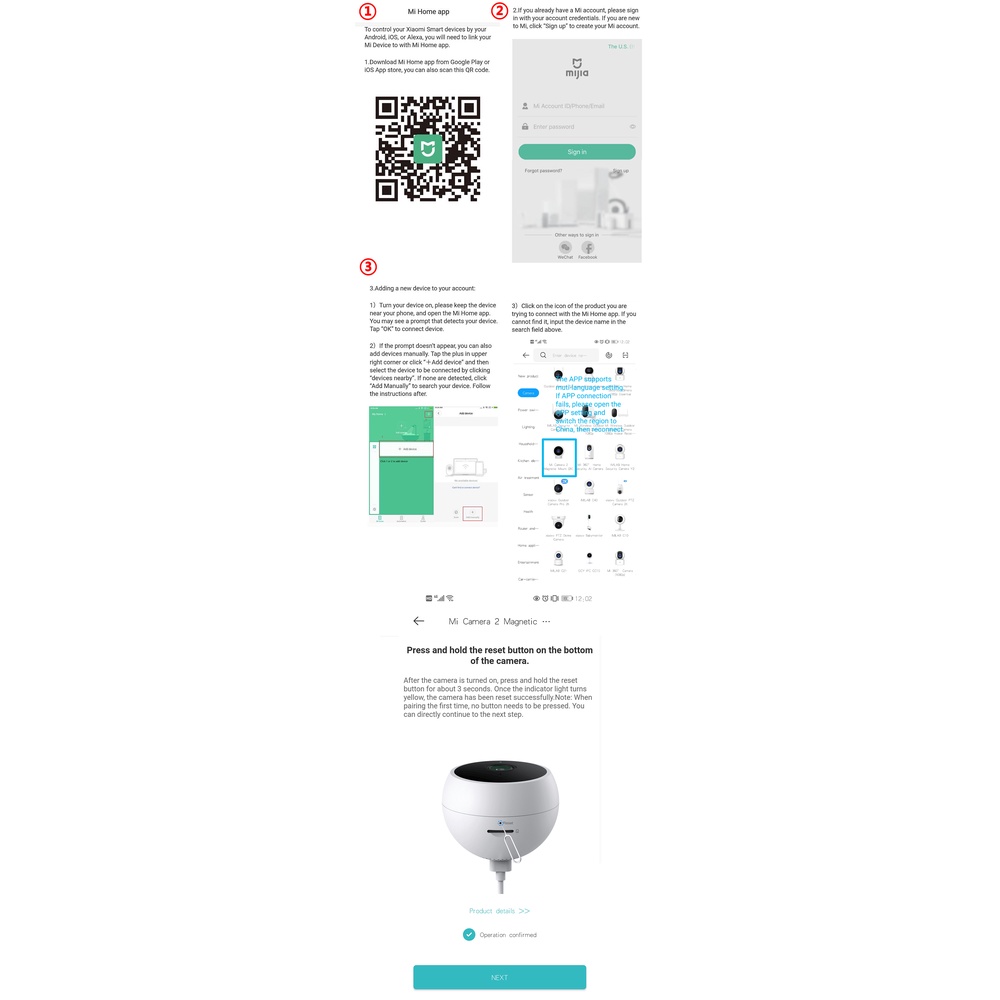 Camera an ninh Xiaomi 2K hồng ngoại nhìn đêm góc rộng 125° chống nước IP67 dùng trong và ngoài nhà có đàm thoại 2 chiều