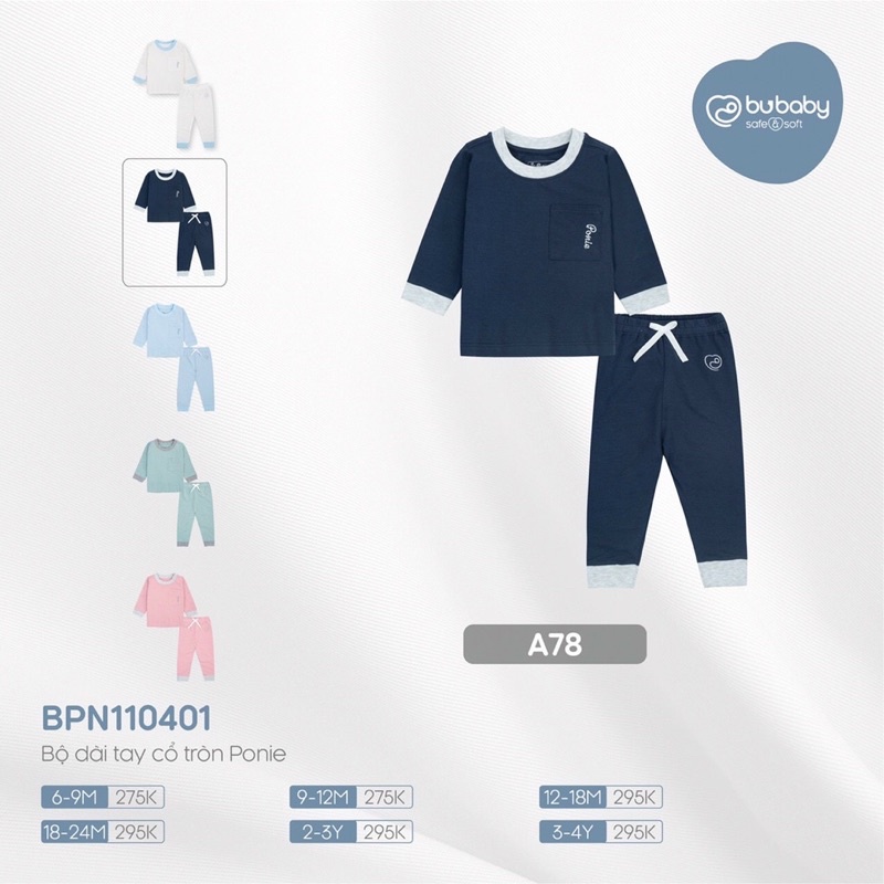 Bu ponie Bộ dài tay bé trai gái