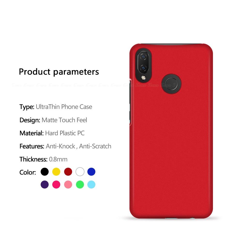 Ốp Điện Thoại PC Cứng Siêu Mỏng Bề Mặt Nhám Sang Trọng Cho HuaWei Nova 5Z 5 5i Pro 4e 4 3i 3e 3