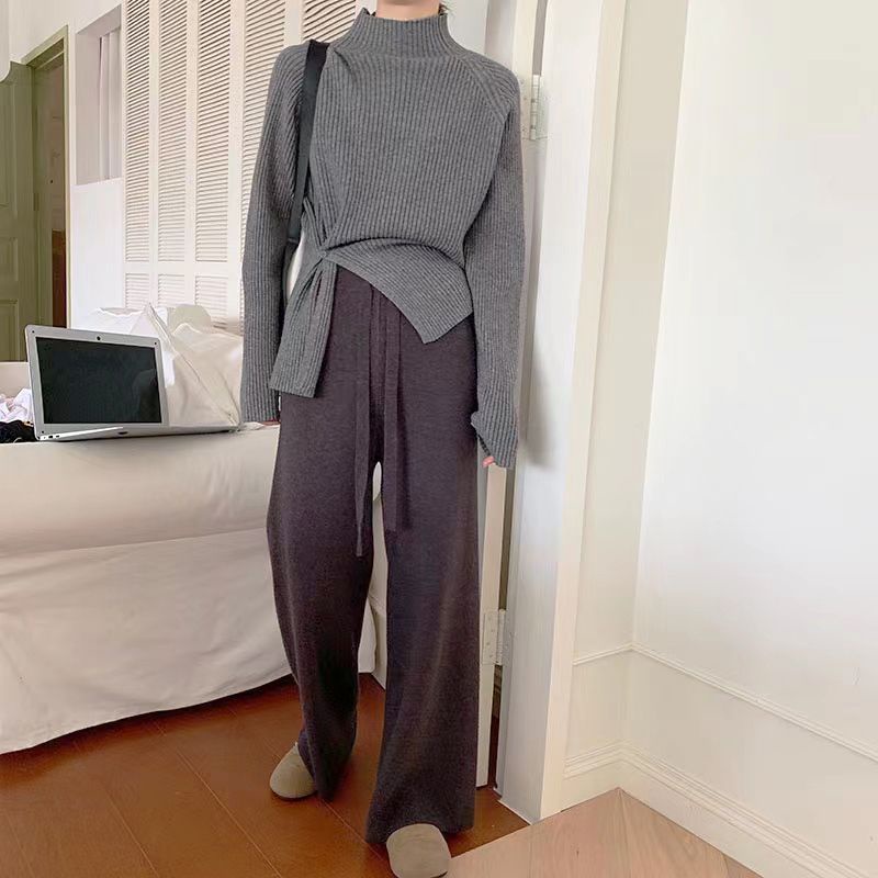 Áo Sweater Tay Dài Cổ Lọ Thời Trang Hàn Quốc Cho Nữ