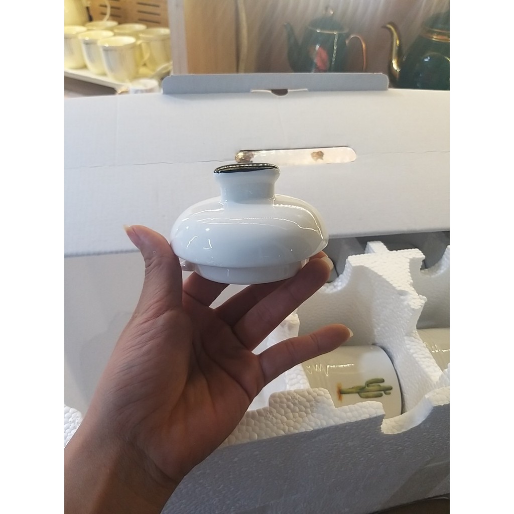 Nắp đậy bình cốc sứ SH