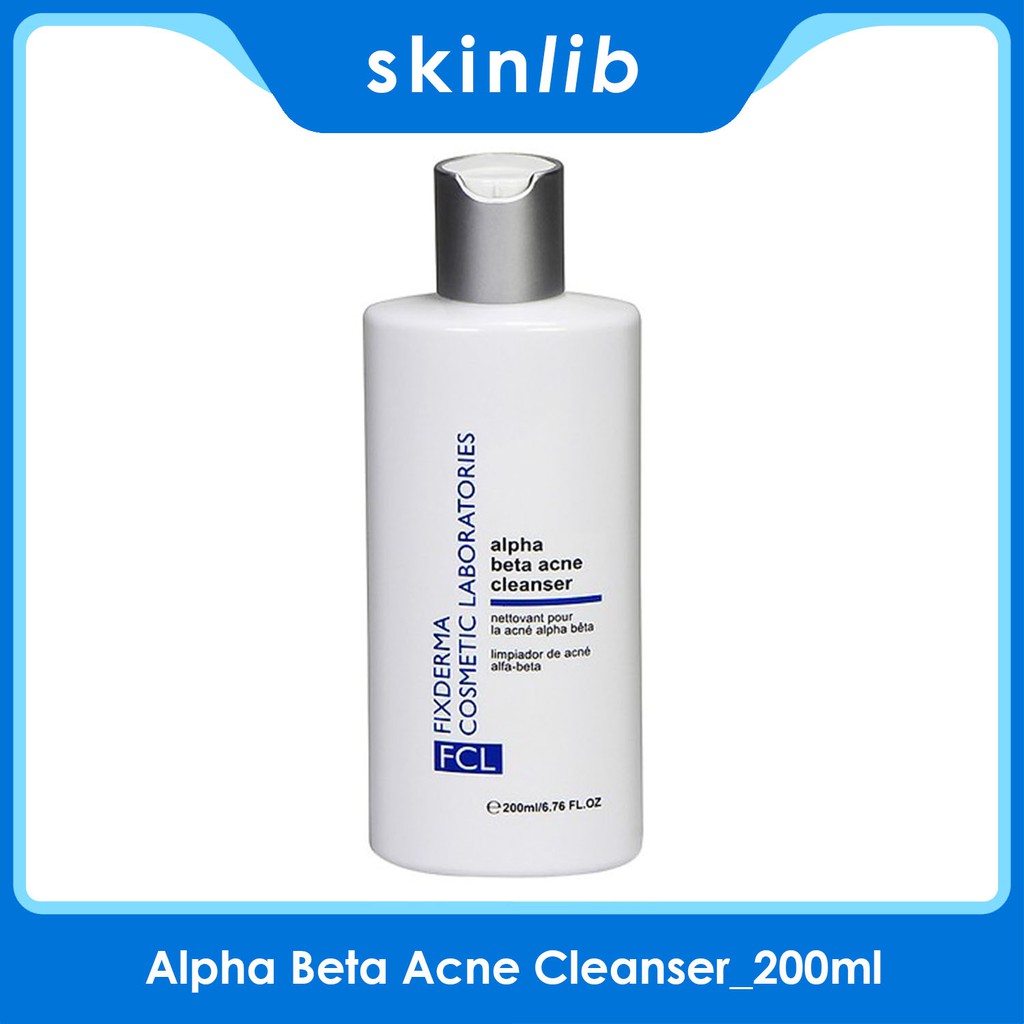 ✅[Siêu Cấp Chính Hãng] Sữa rửa mặt ngừa mụn trứng cá, mụn đầu đen Fixderma FCL Alpha-Beta Acne Cleanser