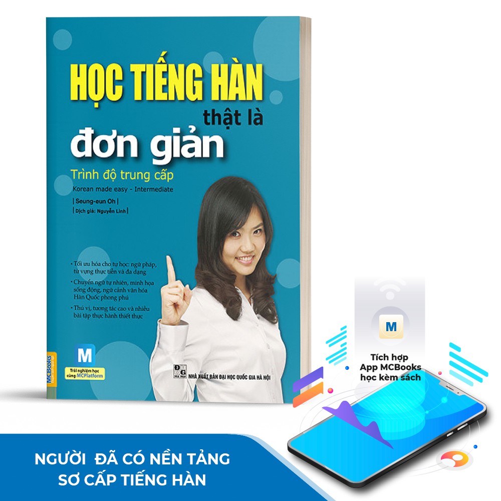 Sách - Học Tiếng Hàn Thật Là Đơn Giản Trình Độ Trung Cấp