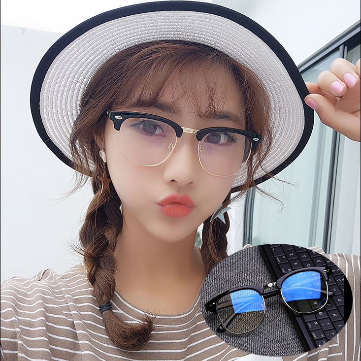 Mắt kính cận chống ánh sáng xanh/ kính cận có độ - 0.5 ~ - 6.0 phong cách cổ điển thời trang cho nam và nữ