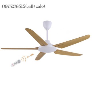 Quạt Trần Không Đèn MS-7004HB, Có Điều Từ Xa, Đường Kính Cánh 1m35, Động Cơ Lõi Đồng, 5 cánh ABS  [Bảo Hành 5 Năm]