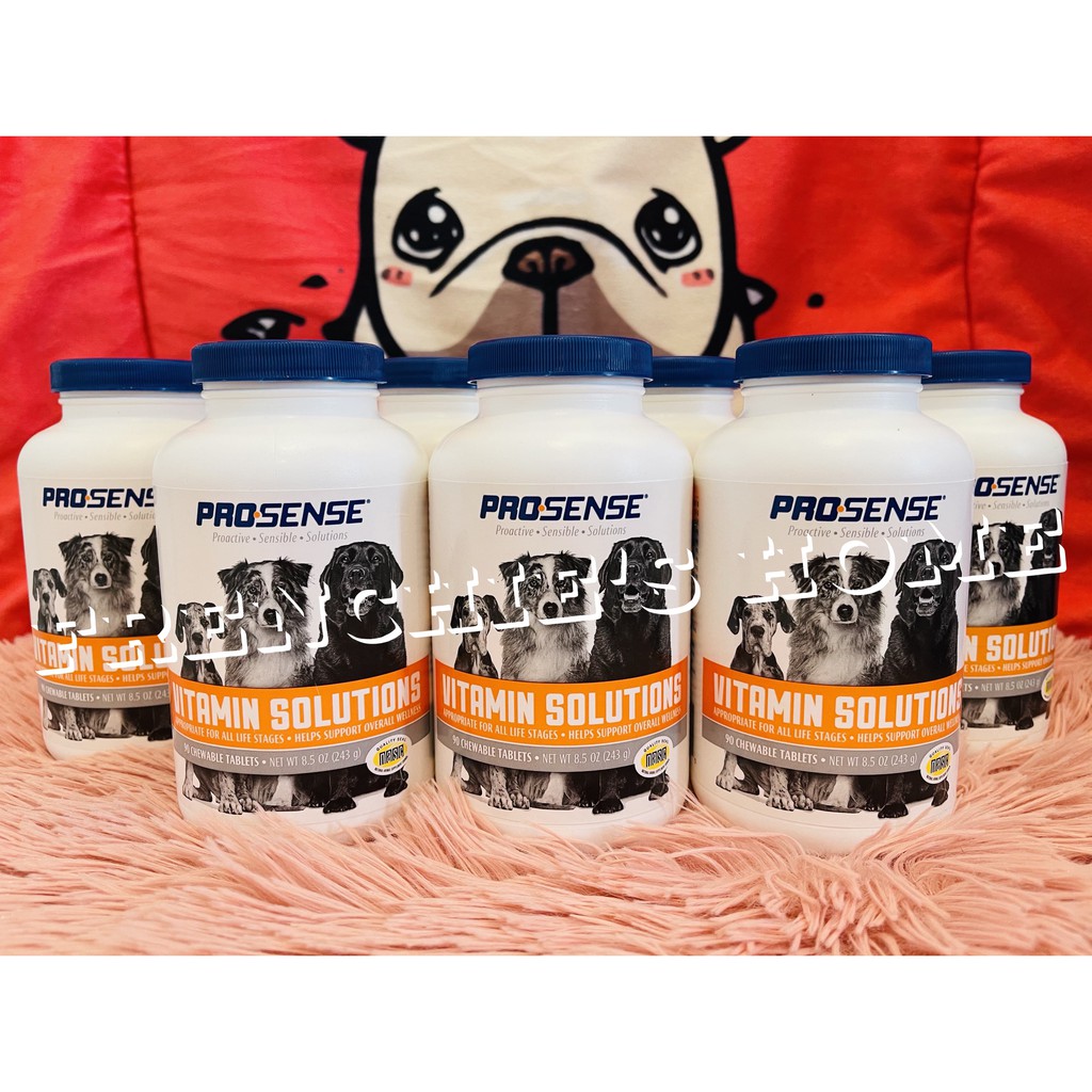 ❌ PROSENSE DOG VITAMIN SOLUTIONS ALL LIFE STAGES FORMULA - VITAMIN TỔNG HỢP CHO CHÓ MỌI LỨA TUỔI - 90 VIÊN NHẬP USA 100%
