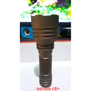 Đèn pin c8+ sft-12 15w ,5050 1.7mm 22w chiếu xa 700m