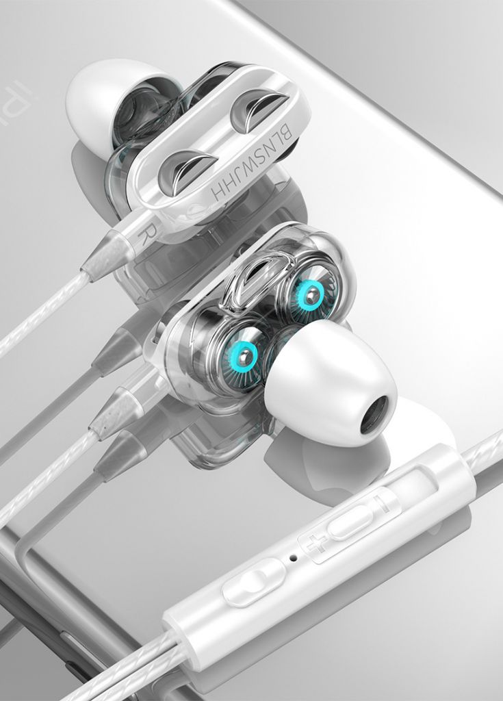 NEW Stereo Wired Earphone for Samsung Xiaomi High Bass 6D Stereo In-Ear Earphones  Earbuds Sport Earphones