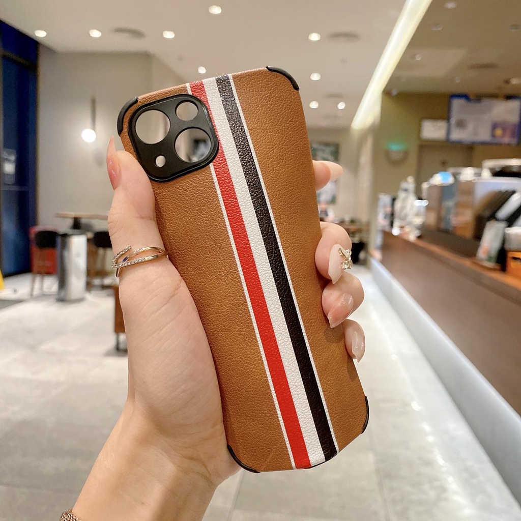 Cool Lambskin material Compatible for iphone 13 Pro Max 12Pro Max 11 11Pro Max Xs Max Xr 7P 8Plus 7 8 Tpu Shockproof Protectiv phone cover