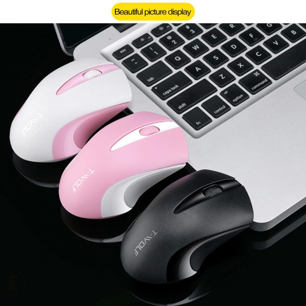 Q2 1200dpi 3 Buttons USB Silent Mouse Computer PC 2.4G Wireless Mute Mice