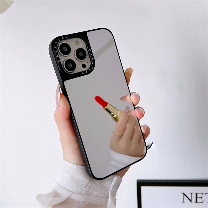 Ốp Điện Thoại Tráng Gương Kim Loại Thời Trang Cho iPhone 13 Pro Max/13Pro/13/12 Pro Max/12/11 Pro11 Max/11/XS Max/XR/X/7Plus/8 Plus