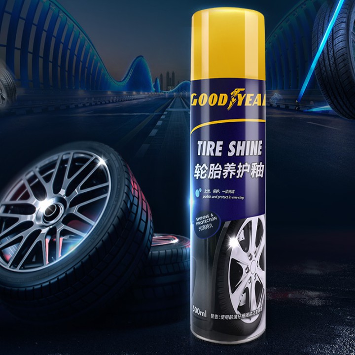 Bình xịt phục hồi và làm bóng lốp xe hơi, ô tô cao cấp nhãn hiệu Goodyear: Mã sản phẩm GY-3166