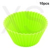 10 Khuôn silicon làm bánh cupcake chống dính có thể tái sử dụng