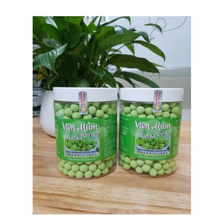 1 hộp Viên kẹo mầm hồng sâm matcha 500g có mã vạch