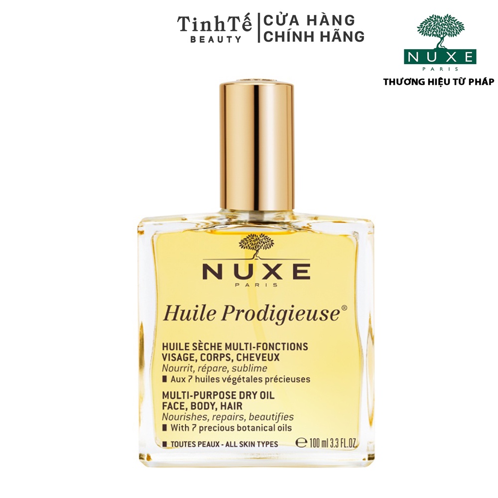 Dầu khô đa năng chăm sóc tóc, móng, cơ thể, da rạn Nuxe Dry oil Huile prodigieuse 100ml thumbnail